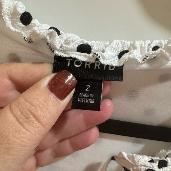 Torrid Polka Dot Dress Size 2 with Pockets!! - Picture 3 of 6